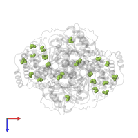 1,2-ETHANEDIOL in PDB entry 4kxu, assembly 1, top view.