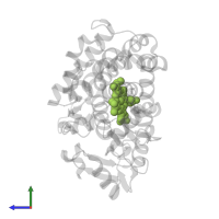 HEME B/C in PDB entry 4l36, assembly 2, side view.
