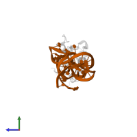 aptamer in PDB entry 4m6d, assembly 1, side view.