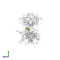 (R)-(cyclohexylmethyl)[(2S)-3-{[(1S)-1-(3,4-dichlorophenyl)ethyl]amino}-2-hydroxypropyl]phosphinic acid in PDB entry 4mr7, assembly 1, side view.