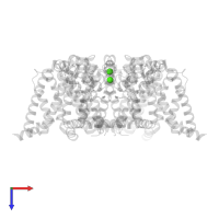 CALCIUM ION in PDB entry 4mw8, assembly 1, top view.