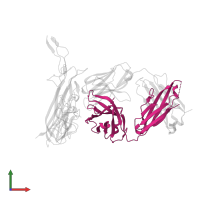 Fab heavy chain in PDB entry 4n90, assembly 3, front view.