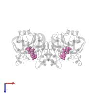 S-ADENOSYLMETHIONINE in PDB entry 4njj, assembly 1, top view.