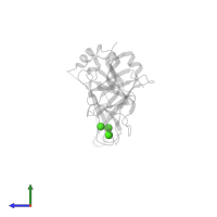 CALCIUM ION in PDB entry 4npk, assembly 1, side view.