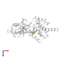 GLYCEROL in PDB entry 4nxt, assembly 1, top view.