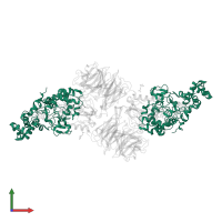 Methylamine utilization protein MauG in PDB entry 4o1q, assembly 1, front view.