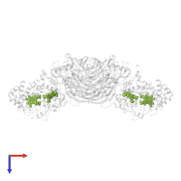 HEME C in PDB entry 4o1q, assembly 1, top view.