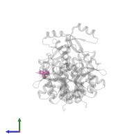 DIETHYLCARBAMODITHIOIC ACID in PDB entry 4olc, assembly 2, side view.