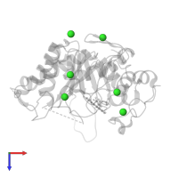CHLORIDE ION in PDB entry 4ot7, assembly 1, top view.