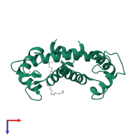 Filaggrin in PDB entry 4pcw, assembly 1, top view.