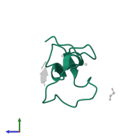 Bromodomain adjacent to zinc finger domain protein 2A in PDB entry 4q6f, assembly 2, side view.