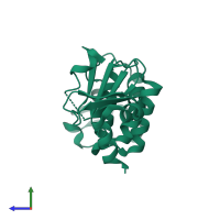 ABC transporter, ATP-binding protein in PDB entry 4q7k, assembly 1, side view.