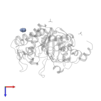 GLYCEROL in PDB entry 4qnw, assembly 1, top view.