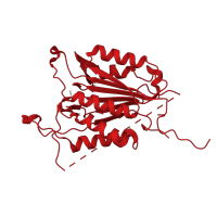 The deposited structure of PDB entry 4qty contains 1 copy of CATH domain 3.40.50.1460 (Rossmann fold) in Caspase-3 subunit p17. Showing 1 copy in chain A.