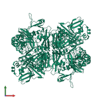 Uridylate-specific endoribonuclease in PDB entry 4s1t, assembly 1, front view.