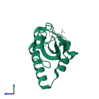 Peptidyl-prolyl cis-trans isomerase NIMA-interacting 1 in PDB entry 4tns, assembly 1, side view.