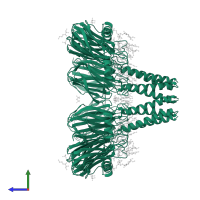 DELTA-actitoxin-Afr1a in PDB entry 4tsy, assembly 1, side view.