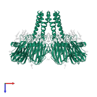 DELTA-actitoxin-Afr1a in PDB entry 4tsy, assembly 1, top view.