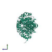 HTH-type transcriptional regulatory protein GabR in PDB entry 4tv7, assembly 1, side view.