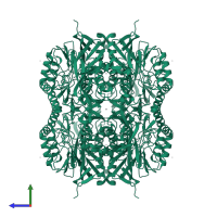 Metallo-beta-lactamase domain-containing protein in PDB entry 4tzb, assembly 1, side view.