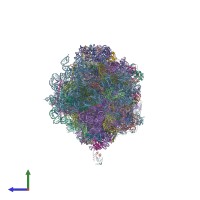 PDB entry 4u4n coloured by chain, side view.