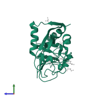 Poly [ADP-ribose] polymerase tankyrase-1 in PDB entry 4u6a, assembly 1, side view.