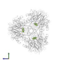 PHOSPHATE ION in PDB entry 4udj, assembly 1, side view.