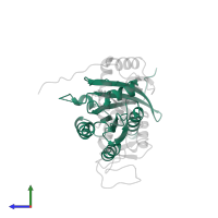 Ras-related protein Rab-11A in PDB entry 4uj5, assembly 1, side view.