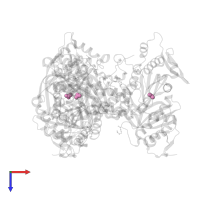 ACETATE ION in PDB entry 4ust, assembly 1, top view.