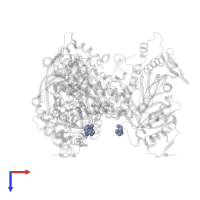 1,2-ETHANEDIOL in PDB entry 4ust, assembly 1, top view.