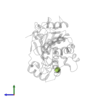 2-acetamido-2-deoxy-beta-D-glucopyranose in PDB entry 4uyu, assembly 1, side view.