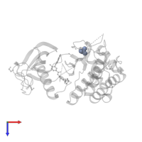 SULFATE ION in PDB entry 4v04, assembly 2, top view.