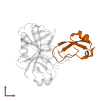 Pancreatic trypsin inhibitor in PDB entry 4wxv, assembly 1, front view.
