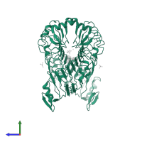 APL1B in PDB entry 4xgo, assembly 1, side view.