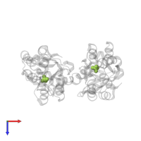 Chromate in PDB entry 4xxu, assembly 1, top view.