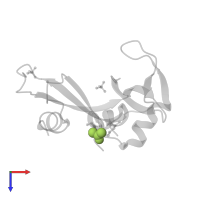 1-hydroxypropan-2-one in PDB entry 4ygw, assembly 1, top view.