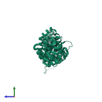 Adenomatous polyposis coli protein in PDB entry 4yje, assembly 1, side view.