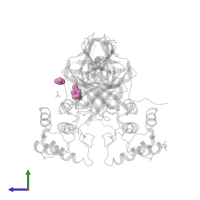 ISOPROPYL ALCOHOL in PDB entry 4yo9, assembly 1, side view.