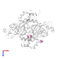 ISOPROPYL ALCOHOL in PDB entry 4yo9, assembly 1, top view.