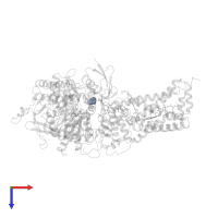 FE2/S2 (INORGANIC) CLUSTER in PDB entry 4ysz, assembly 2, top view.