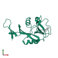 C-type lectin domain family 4 member C in PDB entry 4zet, assembly 1, front view.