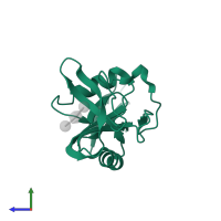 C-type lectin domain family 4 member C in PDB entry 4zet, assembly 1, side view.