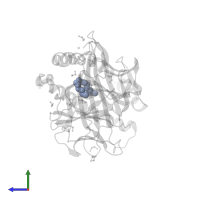 MYRISTIC ACID in PDB entry 4zfz, assembly 1, side view.