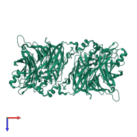 Retinoid isomerohydrolase in PDB entry 4zhk, assembly 1, top view.