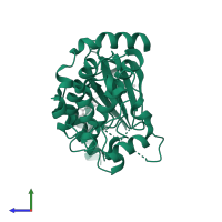 Serine/threonine-protein kinase PAK 1 in PDB entry 4zji, assembly 3, side view.