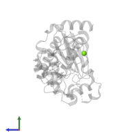 MAGNESIUM ION in PDB entry 4zjj, assembly 3, side view.