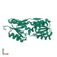 Periplasmic binding protein domain-containing protein in PDB entry 4zjp, assembly 1, front view.