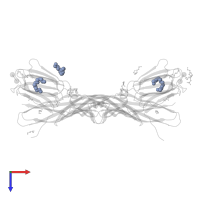 TETRAETHYLENE GLYCOL in PDB entry 4znr, assembly 1, top view.