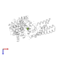 2-acetamido-2-deoxy-beta-D-glucopyranose in PDB entry 4zxl, assembly 1, top view.