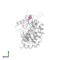 SULFATE ION in PDB entry 4zy4, assembly 1, side view.